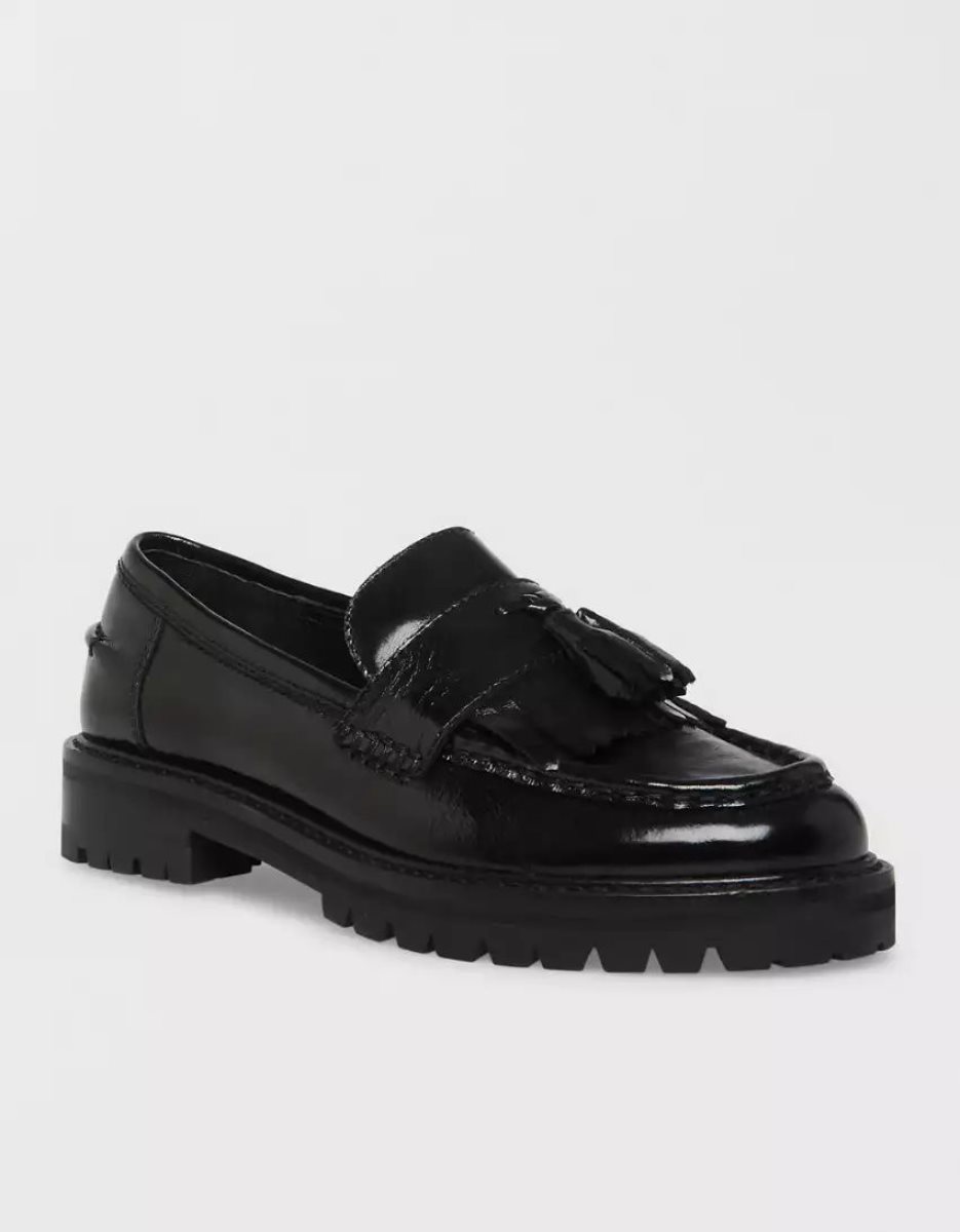 Loafers American Eagle Minka Noir Femme | FLF-44020809